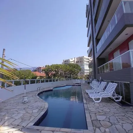 Apartamento A 50M Praia Maitinga, Wifi, Churrasqueira Na Varanda Bertioga Exterior photo