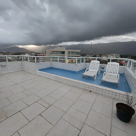 Apartamento A 50M Praia Maitinga, Wifi, Churrasqueira Na Varanda Bertioga Room photo