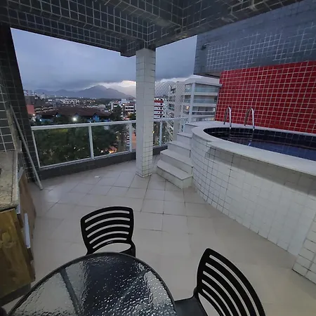 Apartamento A 50M Praia Maitinga, Wifi, Churrasqueira Na Varanda Bertioga Room photo