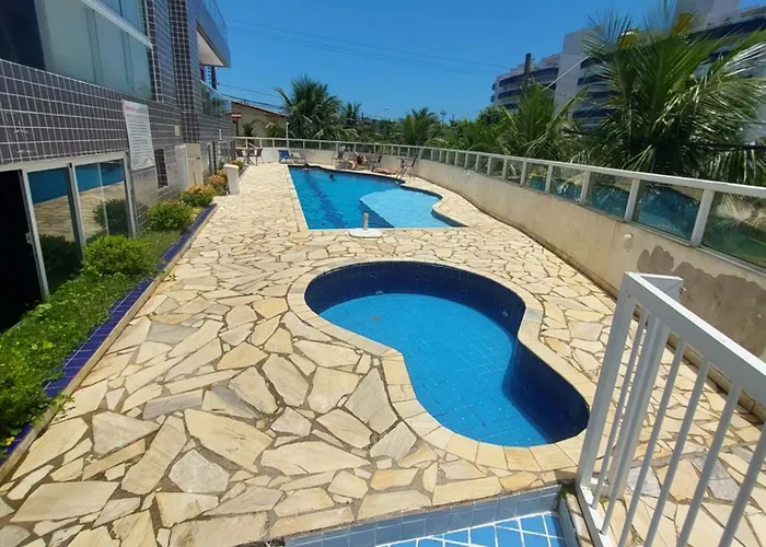 Apartamento A 50M Praia Maitinga, Wifi, Churrasqueira Na Varanda